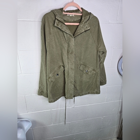 Madewell Brimfield khaki hooded army utility jacket - Picture 5 of 15
